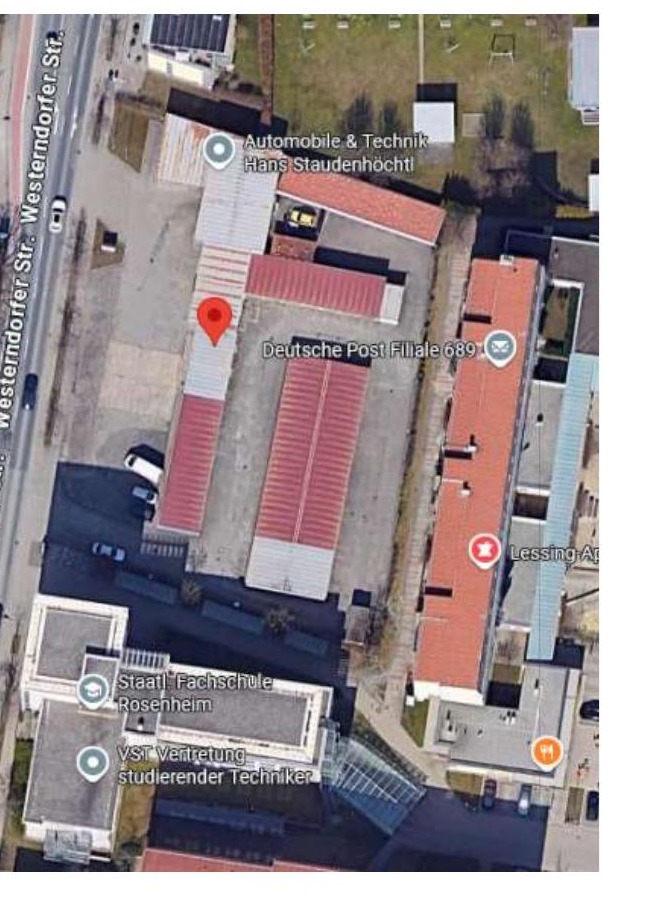 Luftbild Standort Westerndorfer Straße 16, Rosenheim